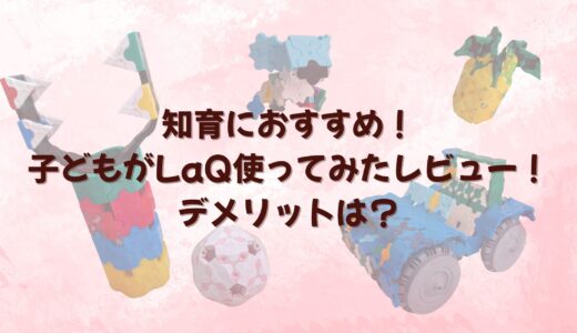 知育におすすめ！子どもがLaQ使ってみたレビュー！デメリットは？