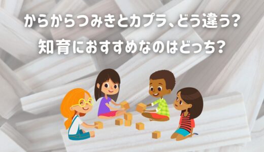 からからつみきとカプラ、どう違う？知育におすすめなのはどっち？